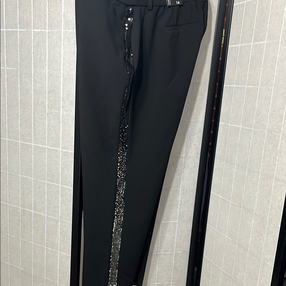 Sky High Trouser - Black & Ombre Sequin, Sz 16 - Picture 6 of 8